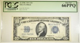1934-C $10 SILVER CERTIFICATE PCGS 66 PPQ