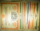 20-DIFFERENT CANCELLED STOCK CERTIFICATE