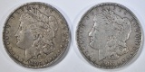 1897-O & 1903 MORGAN DOLLARS XF