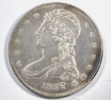 1837 BUST HALF DOLLAR AU/BU