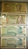 GUATEMALA & COSTA RICA COINS & CURRENCY:
