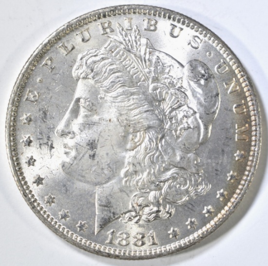 1881-O MORGAN DOLLAR CH BU