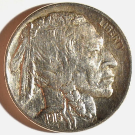 1915-D BUFFALO NICKEL AU