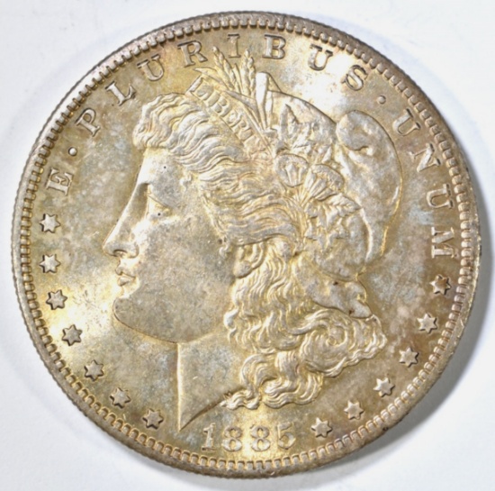 1885-S MORGAN DOLLAR CH BU