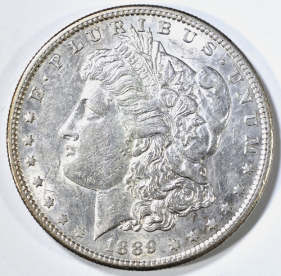 1889-S MORGAN DOLLAR AU