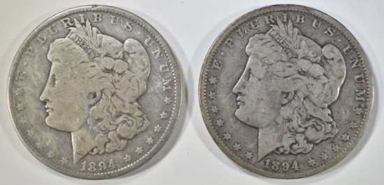 2-1894-O FINE MORGAN DOLLARS