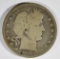 1895 BARBER HALF DOLLAR  VG