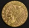 1926 GOLD $2.5 INDIAN  CH BU