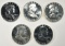 (5) 1963 FRANKLIN HALF DOLLARS PROOF