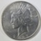 1927 S PEACE DOLLAR AU BU