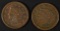 1847 & 1855 LARGE CENTS VF