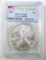 2007 AMERICAN SILVER EAGLE  PCGS MS-69