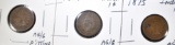 1872, 74, 75 INDIAN HEAD CENTS AG/G