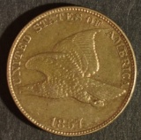 1857 FLYING EAGLE CENT  NICE ORIG. BU