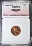 1966 SMS LINCOLN CENT SUPERB GEM RD