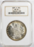 1885-O MORGAN DOLLAR  NGC MS-64