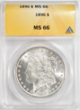 1896 MORGAN DOLLAR  ANACS MS-66