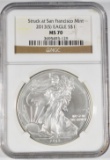 2013 S AMERICAN SILVER EAGLE ER NGC MS 70