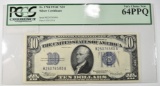 1934-C $10 SILVER CERTIFICATE PCGS 64 PPQ