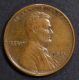 1914-D LINCOLN CENT CH AU