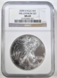 2000 ASE, MILLENIUM EDITION NGC MS-69