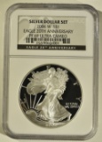 2006 W AM. SILVER EAGLE NGC PF 69 ULTRA CAM