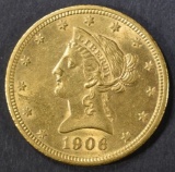 1906-D $10 GOLD LIBERTY BU