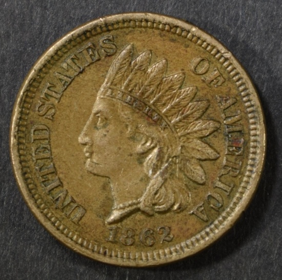 1862 INDIAN CENT AU