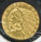 1909 $5 GOLD INDIAN AU