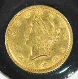 1851-O GOLD DOLLAR AU