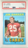 1971 TOPPS JIM BAKKEN #214 PSA NM 7