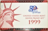 1999 UNITED STATES SILVER PROOF SET OGP