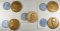 (5) PRESIDENTIAL BRONZE MEDALS W/ HIGH RELIEF