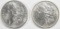 1880 & 1885-O MORGAN DOLLARS AU/BU