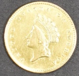 1855 $1 GOLD TYPE 2 BU