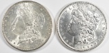 1880 & 86 MORGAN DOLLARS BU