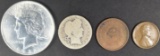 LOT OF 4 TYPE COINS