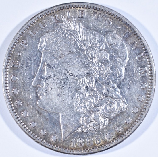 1885-S MORGAN DOLLAR XF/AU