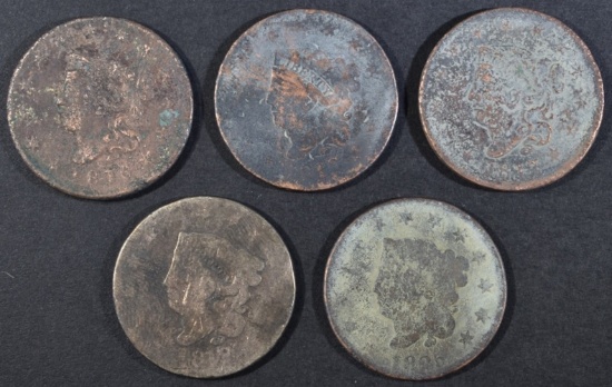 (5) NO DATE/ PARTIAL DATE LARGE CENT