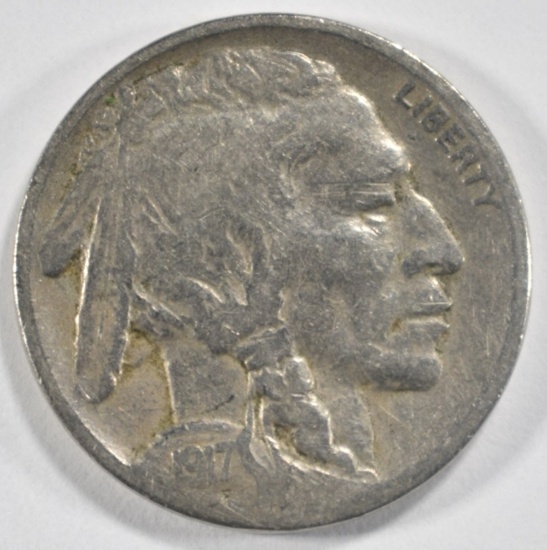 1917-S BUFFALO NICKEL FINE