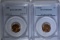 1938 MS66 RD & 38-D MS66 RD WHEAT CENTS PCGS