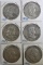 (6) MIXED DATE FRANKLIN HALF DOLLARS VG OR BETTER