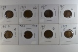 (8) 1915-D LINCOLN WHEAT CENTS GOOD OR BETTER