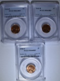 (2) 1942-D MS66 RD & 42-S MS66 RD WHEAT CENTS PCGS