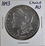 1893  MORGAN DOLLAR CH AU