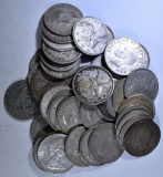 40- 80% SILVER CANADIAN QUARTERS