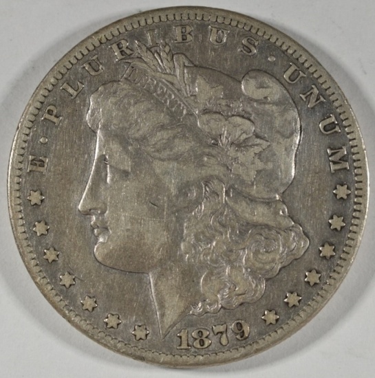 1879-CC MORGAN DOLLAR XF CLEANED