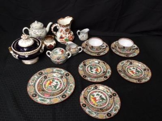 Oriental Porcelain, Teapots, Etc