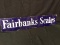 Fairbanks Scales Porcelain Sign