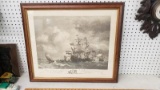 Old Ship Print by J Boydell